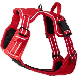 image:imagePet Passion MAX  THE Hardy Reflective Harness Black LargeRED