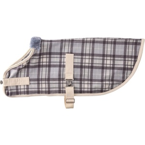 image:imagePet Passion Preston II  The Polar Fleece Coat Recycled Polar Fleece Warm Dog Jacket for Cold Weather for Small Medium Large Dogs Black XLarge 5580 lbsGray Chesterfield Plaid