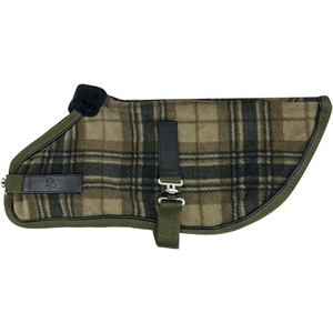 image:imagePet Passion Preston II  The Polar Fleece Coat Recycled Polar Fleece Warm Dog Jacket for Cold Weather for Small Medium Large Dogs Black XLarge 5580 lbsOlive Chesterfield Plaid