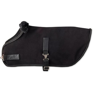 image:imagePet Passion Preston II  The Polar Fleece Coat Recycled Polar Fleece Warm Dog Jacket for Cold Weather for Small Medium Large Dogs Black XLarge 5580 lbsBlack
