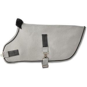 image:imagePet Passion Preston II  The Polar Fleece Coat Recycled Polar Fleece Warm Dog Jacket for Cold Weather for Small Medium Large Dogs Black XLarge 5580 lbsHeather Grey