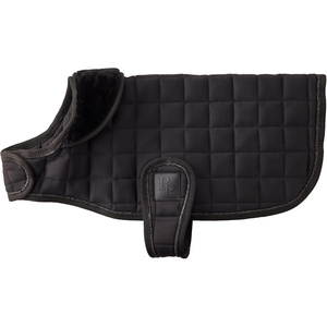 image:imagePet Passion Quilted Dog Coat Pet Jacket with Crystal Bling for Small Medium and Large Dogs Black LargeBlack Bling