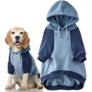 image:imagePet Passion Rocky II  The Extra Comfy Hoodie Organic Cotton and Recycled Poly Dog Hoodie Pet Coat Sweater for Small Medium Large Dogs Black Sand Plaid SmallNavy Color Block