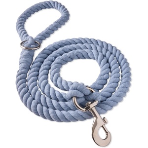 image:imagePet Passion Tucker II  The Heavy Duty 6 ft Twisted Rope Cotton Durable Leashes Dogs Black One SizeFaded Denim