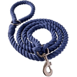 image:imagePet Passion Tucker II  The Heavy Duty 6 ft Twisted Rope Cotton Durable Leashes Dogs Black One SizeNavy
