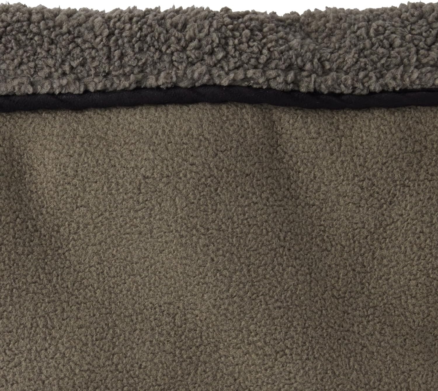 image:imagePet Passion Aspen The Cozy Sherpa Vegan Shearling Pet Jacket Sweater for Small Medium and Large Dogs Olive Large 4060 lbsOlive