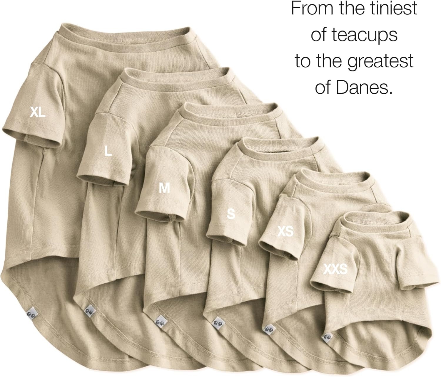image:imagePet Passion Toby 3Pack 100 Organic Cotton Dog Short Sleeve TShirt Pet Tees for All Breeds Gray Ombre XSmall 512 lbsSand Camo