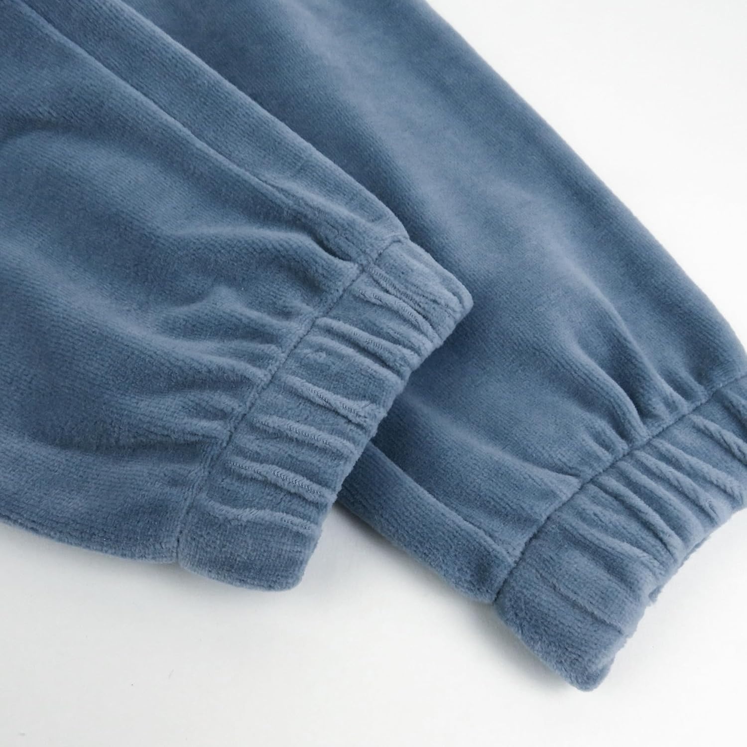 image:imagepet Passion Cooper II People Packs The Plush Organic Cotton Velour Sweatsuit 2Piece Top Pants Set Baby and ToddlerFaded Denim