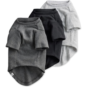 image:imagePet Passion Toby 3Pack 100 Organic Cotton Dog Short Sleeve TShirt Pet Tees for All Breeds Pink Camo Large 4060 lbsGray Ombre