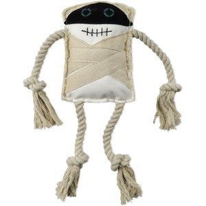 image:imagePet Passion Multipack Stuffed Dog Toys Durable Cotton Canvas with Coconut Fill for All Pet Breeds NaughtyNice One SizeMonster Mummy