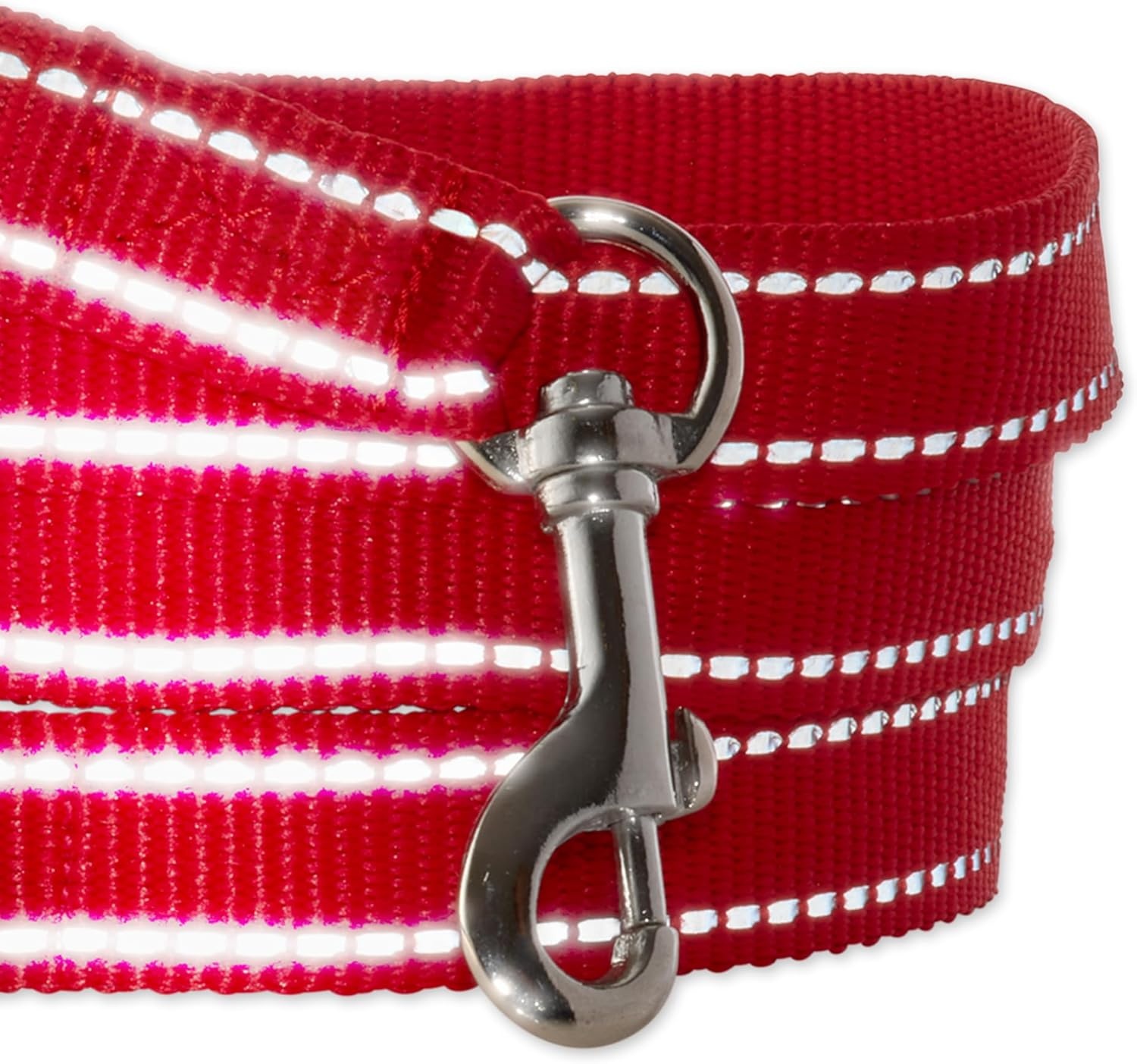 image:imagePet Passion 2Pack MAX The Hardy Reflective Dog Collar amp 6ft Leash for All Pet Breeds Black XSmallRed